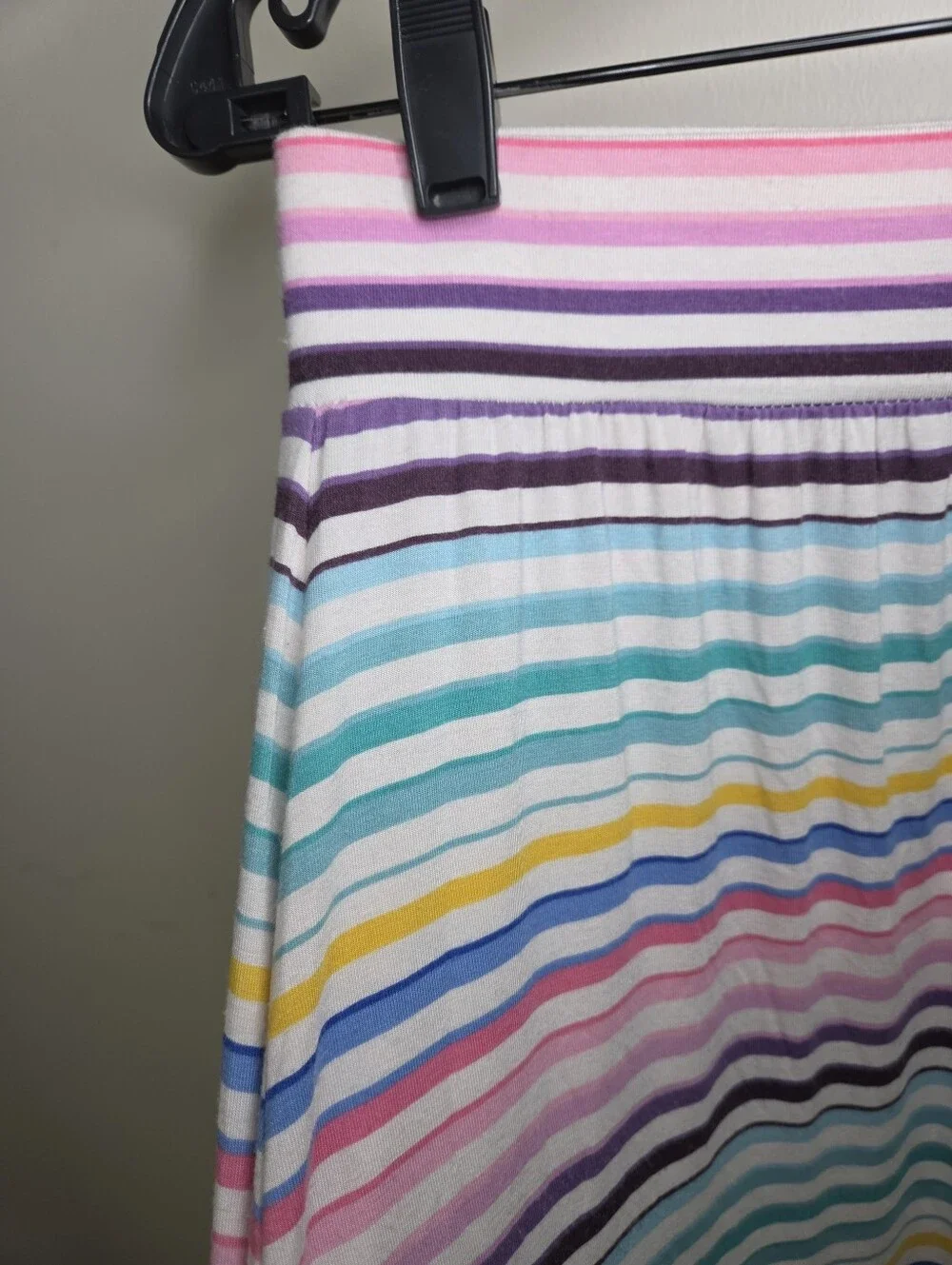 Women's Loft Multicolor Striped Maxi Skirt Sz Small